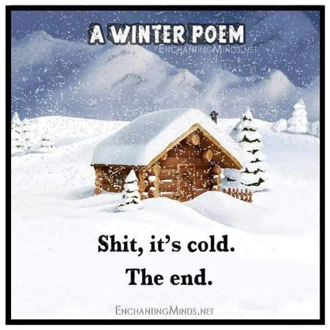 Pin by LuAnn VanBoven on Baby it's COLD outside! | Winter poems, Cold ...