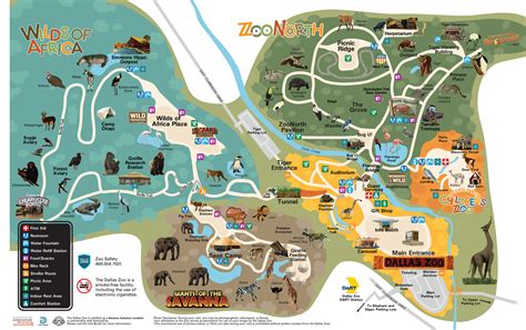 Map of the Zoo | Dallas Zoo