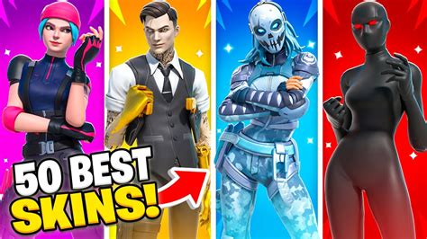 50 Most TRYHARD Fortnite Skins! - YouTube