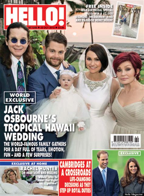 Jack Osbourne's Wedding: Star Poses With Wife Lisa Stelly, Baby Pearl ...