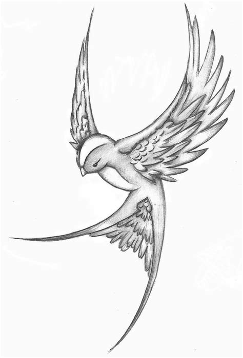 Simple Bird Drawing Flying at GetDrawings | Free download