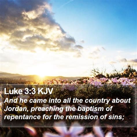 Luke 3:3 KJV Bible Verse Images