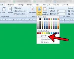 How to Change Background Color in Word 2010 - Solve Your Tech