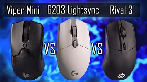 Best Gaming Mice Under $50 In 2020! Viper Mini Vs Rival 3 Vs G203 ...