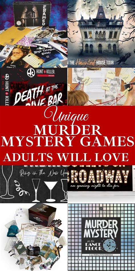 29 best murder mystery party games for adults – Artofit