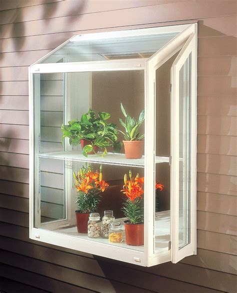 Garden windows provide shelf space for you to grow your flowers and ...