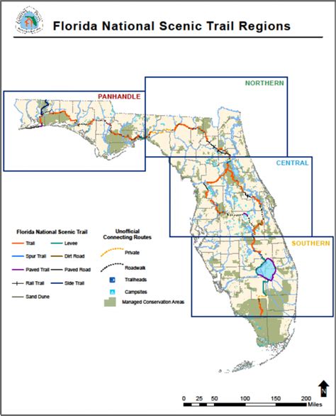 Florida Trail Map | Free Printable Maps