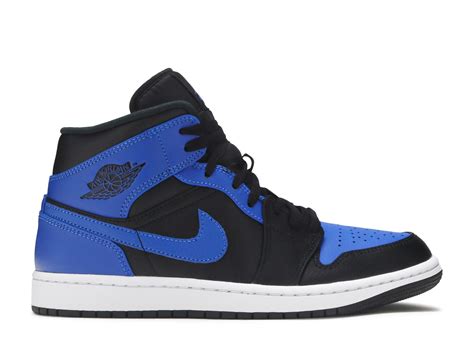 Jordan 1 Mid 'Hyper Royal' - Air Jordan - 554724 077 - black/hyper ...