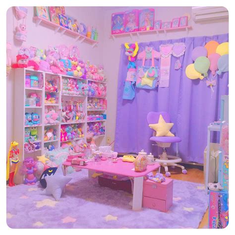 Kawaii room, Cute room ideas, Kawaii bedroom