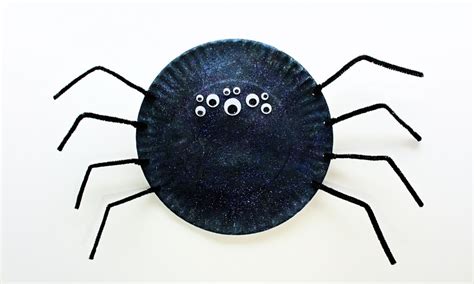 Paper Plate Spider Craft for Kids - The Craft-at-Home Family