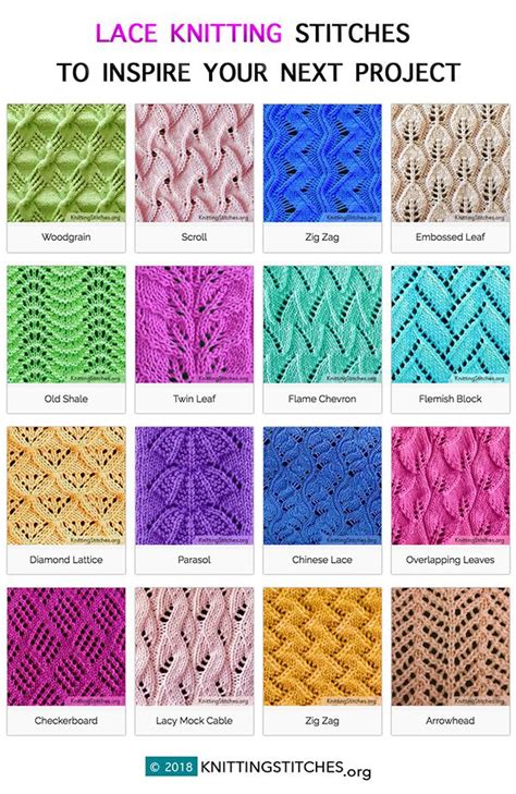 Lace Knitting Stitch Patterns to Inspire Your Next Project. Learn how ...