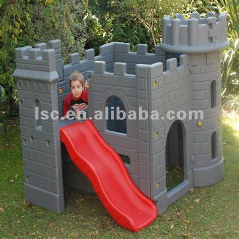 Kids Castle Plastic Playhouse With Slide - Buy Kids Playhouse With ...