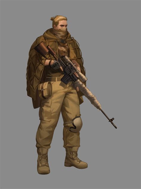 ArtStation - Sniper Concept Art