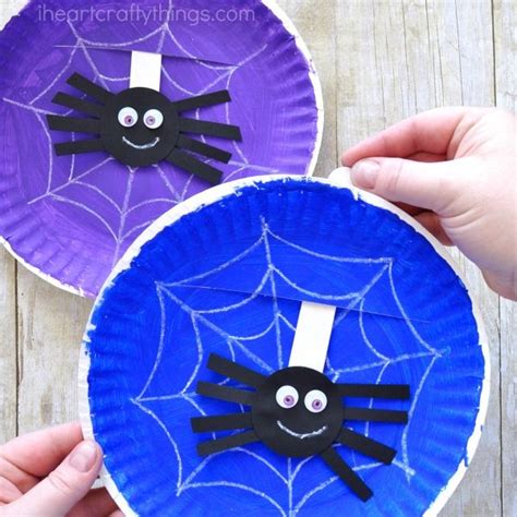 Simple and Playful Spider Web Craft in 2023 | Halloween spider craft ...