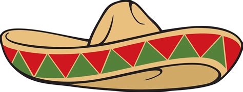 Sombrero - Mexican hat Color. Vector Illustration. 15620212 Vector Art ...