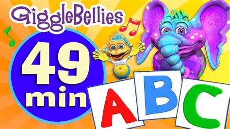 ABC Song | Nursery Rhymes | Alphabet Rhyme by GiggleBellies | Abc songs ...