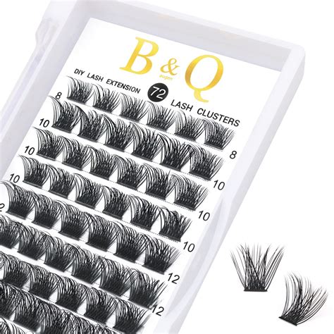 Buy Lash Clusters B02 DIY Eyelash 72 Cluster Lashes C D Curl B&Q LASH ...