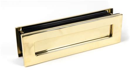 Polished Brass Traditional Letterbox - 46549 | Dorquip Group Ltd.