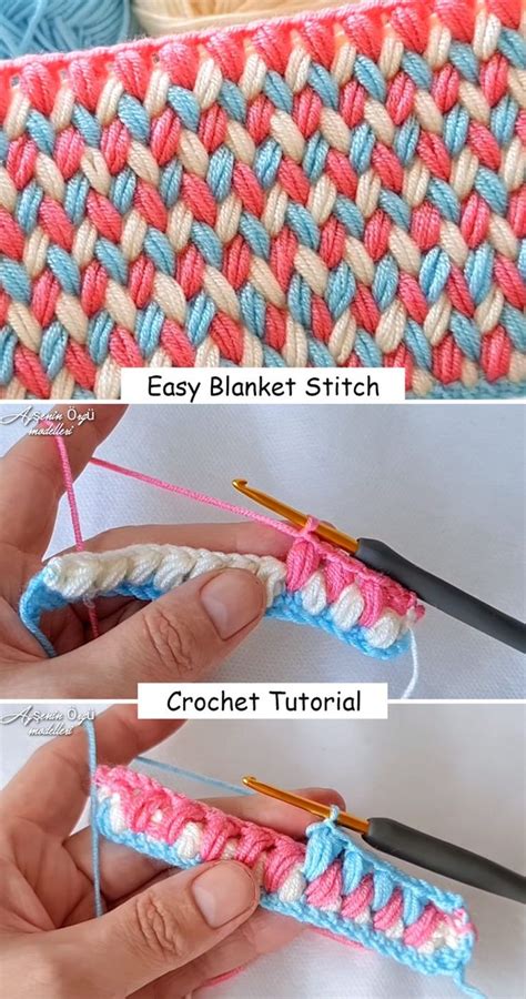 Easy Crochet Blanket Stitch Patterns for Beginners