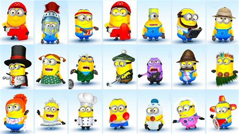 Minion Rush All Characters | Despicable Me Minions | Minion Rush All ...