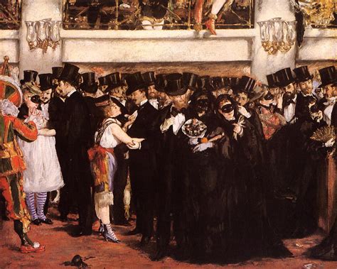 Masked Ball at the Opera 1873 Painting | Edouard Manet Oil Paintings