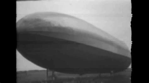 Blimp in World War One News reel - No Audio - YouTube