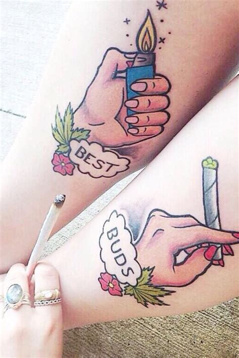 (づ｡ ‿‿ ｡)づ Perfect tattoos for hippie bestfriends or couples ...