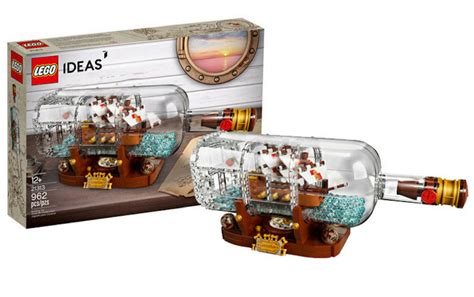 LEGO Ideas Ship in a Bottle 21313 Toy for Adults (962 Pieces) | SG ...