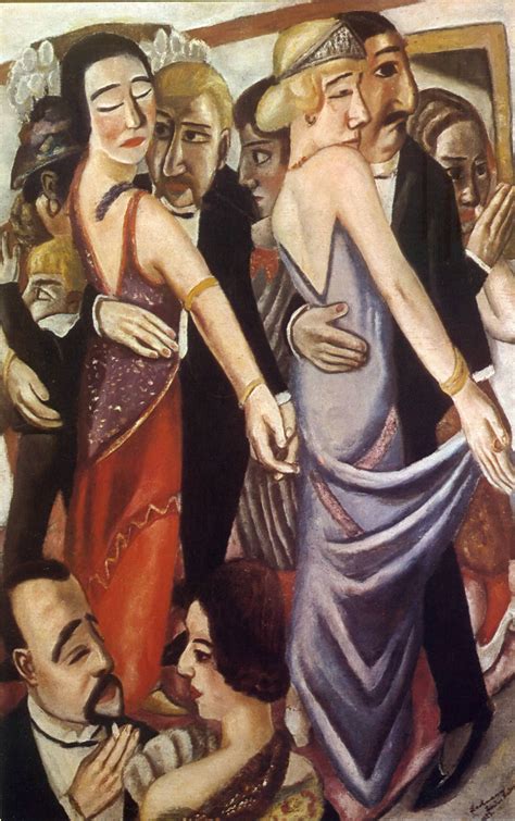 Dancing bar in Baden-Baden - Max Beckmann | Max beckmann, New ...