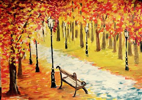 Autumn ))my drawings | Drawings, Painting, Art drawings