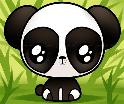 Cute Easy Drawings Panda - Cute Animals So Clipart Panda Draw Drawings ...