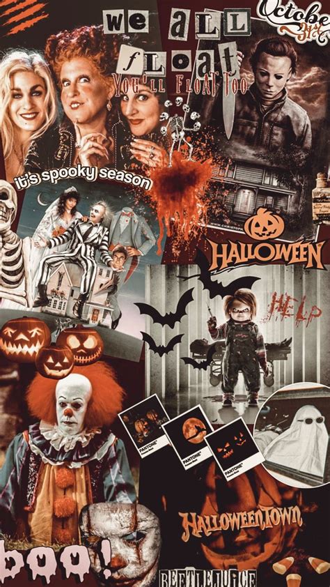 Halloween Movie Collage Wallpapers - Wallpaper Cave