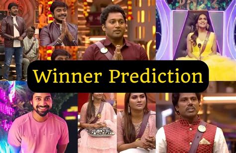 Bigg Boss Tamil Season 6 Winner Prediction - Top 3 Finalists