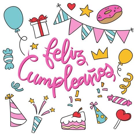 Letras de concepto de feliz cumpleaños | Free Vector #Freepik # ...