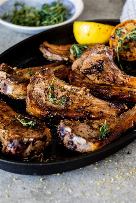 Easy lemon-garlic lamb chops - Simply Delicious