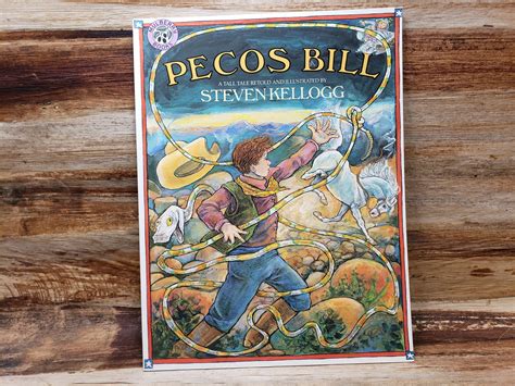 Pecos Bill SIGNED 1986 Steven Kellogg vintage kids book | Etsy ...