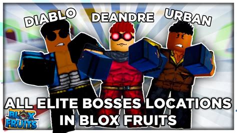 All Elite Boss Spawns Location In Blox Fruits - YouTube