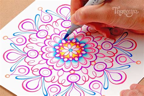 How To Draw A Simple Mandala