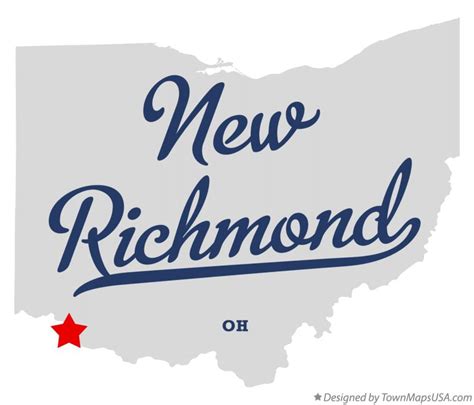 Map of New Richmond, OH, Ohio