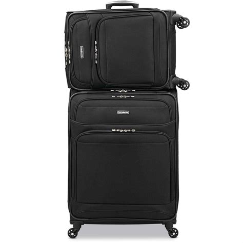 Buy Samsonite StackIt 2 Piece Softside Spinner Carry On Luggage Set ...