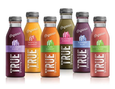 True Organic Juice - Flavor Line | Organic juice, Juice packaging ...