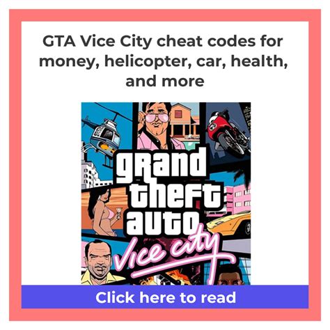 GTA Vice City Cheats And Codes [April 2023]: All GTA Vice City Cheat ...