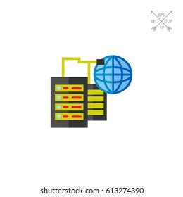 Data Center Vector Icon Stock Vector (Royalty Free) 648341977 ...