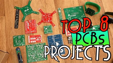 My top 8 PCB projects for 2019 - YouTube