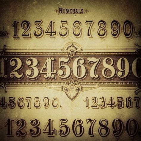 160 best images about Calligraphy......Numbers on Pinterest