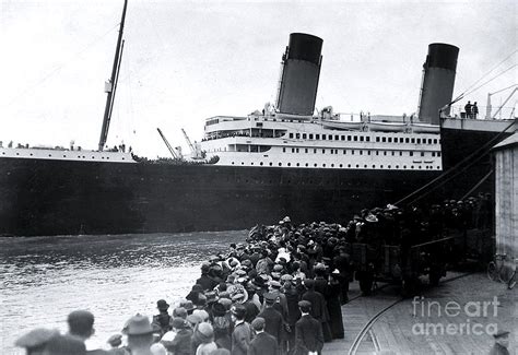 Titanic Leaving Southampton. Photograph by The Titanic Project