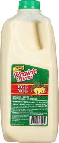 Prairie Farms Egg Nog, 1/2 gal - Kroger