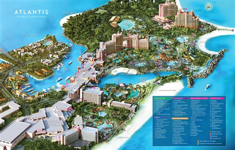 Resort Map | Atlantis Paradise Island | Bahamas