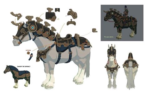 Ancient Horse Gear Art - The Legend of Zelda: Breath of the Wild Art ...