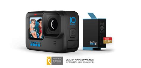 HERO10 Black 5.3K Video 23MP Action Camera & Bundle | GoPro